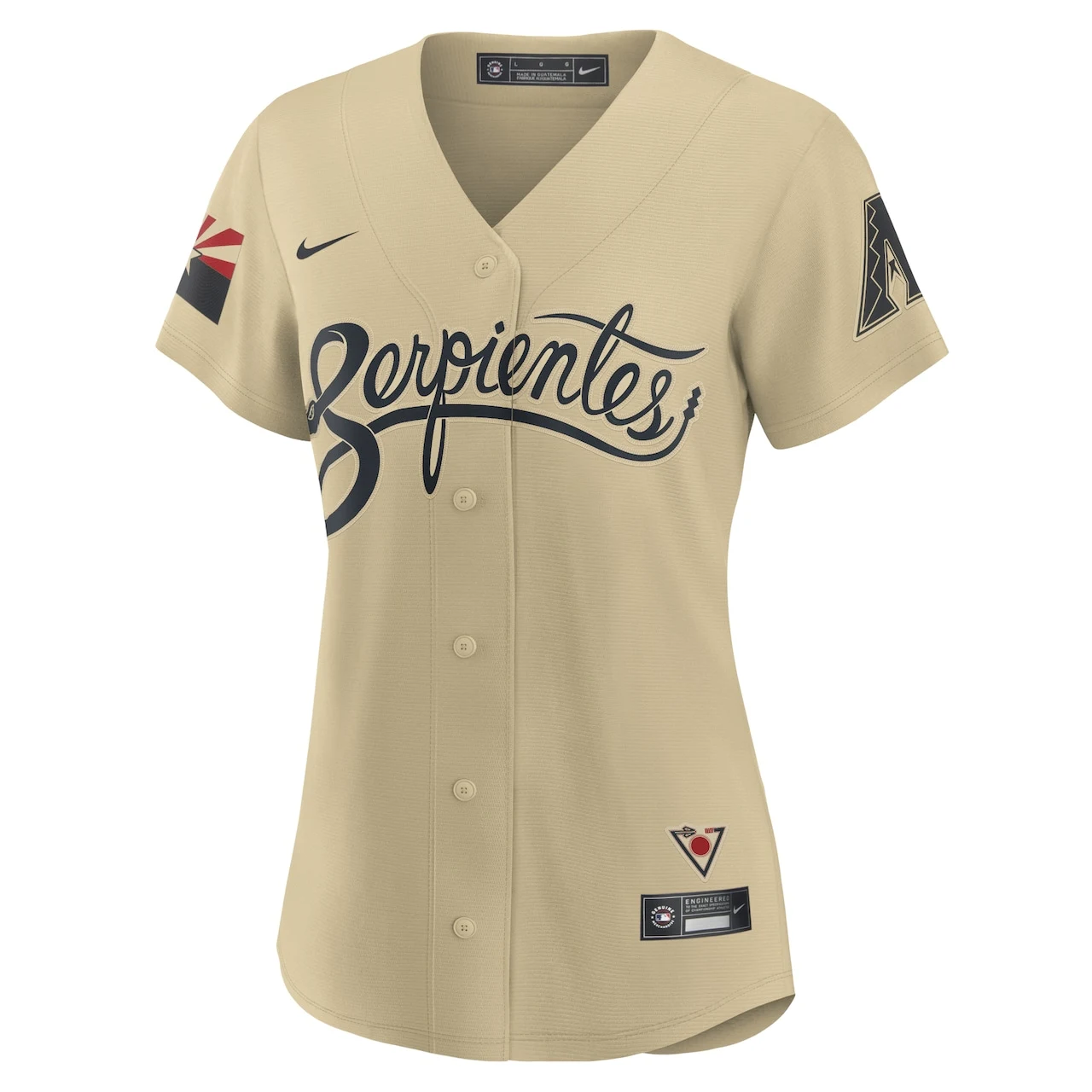 Women's Arizona Diamondbacks Nike Sand City Connect Replica Jersey 4 Women's Arizona Diamondbacks Nike Sand City Connect Replica Jersey - Image 2