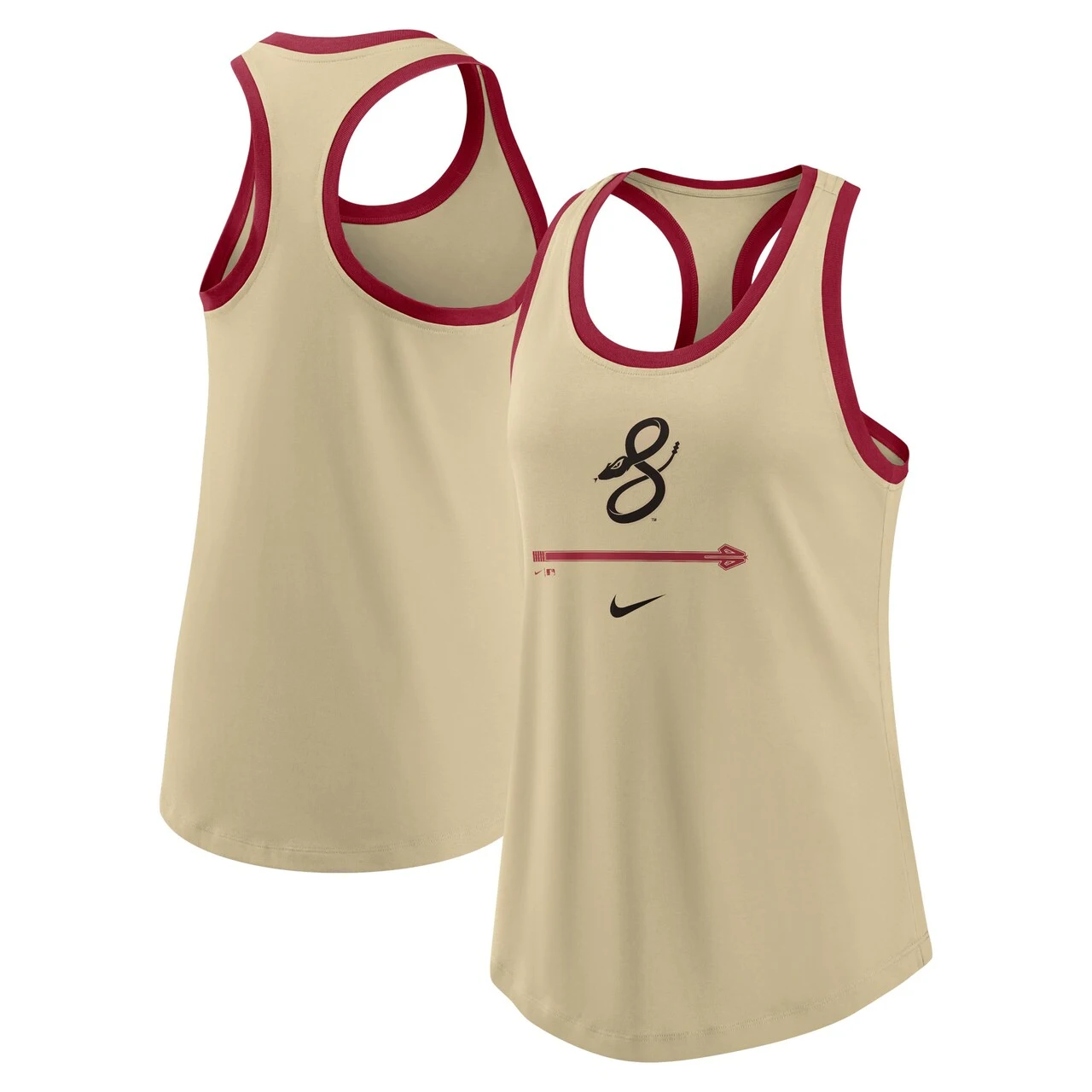 Women's Arizona Diamondbacks Nike Sand City Connect Tri-Blend Tank Top 3 Women's Arizona Diamondbacks Nike Sand City Connect Tri-Blend Tank Top