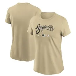 Women's Arizona Diamondbacks Nike Sand City Connect Wordmark T-Shirt