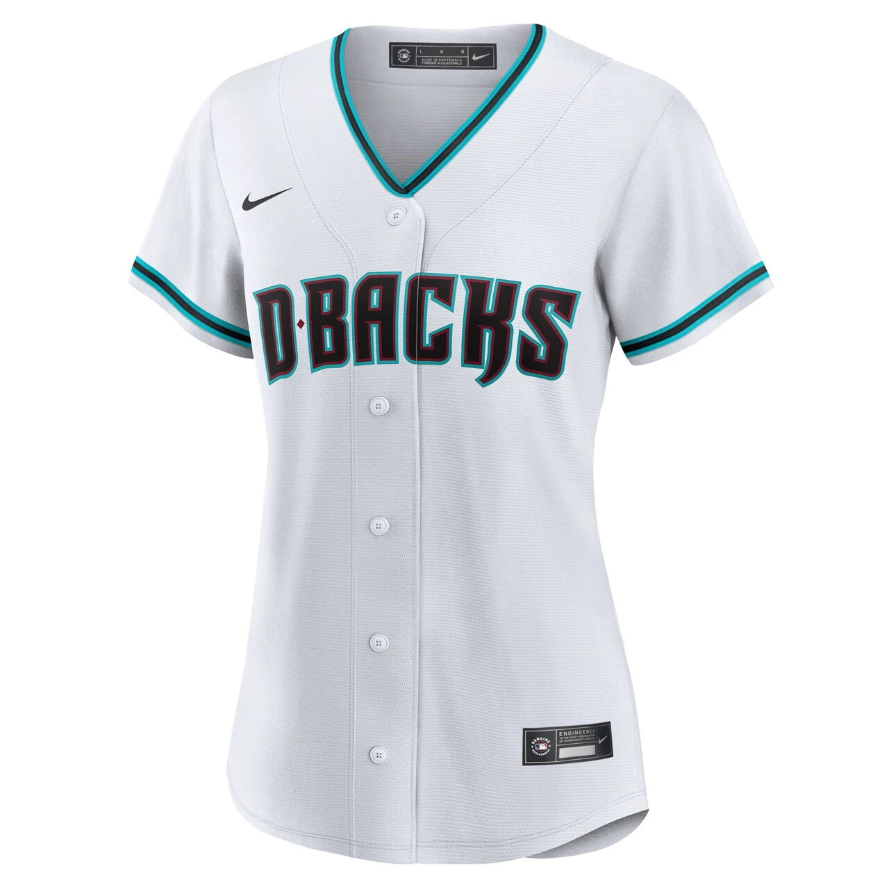 Women's Arizona Diamondbacks Nike White Home Replica Custom Jersey 4 Women's Arizona Diamondbacks Nike White Home Replica Custom Jersey - Image 2