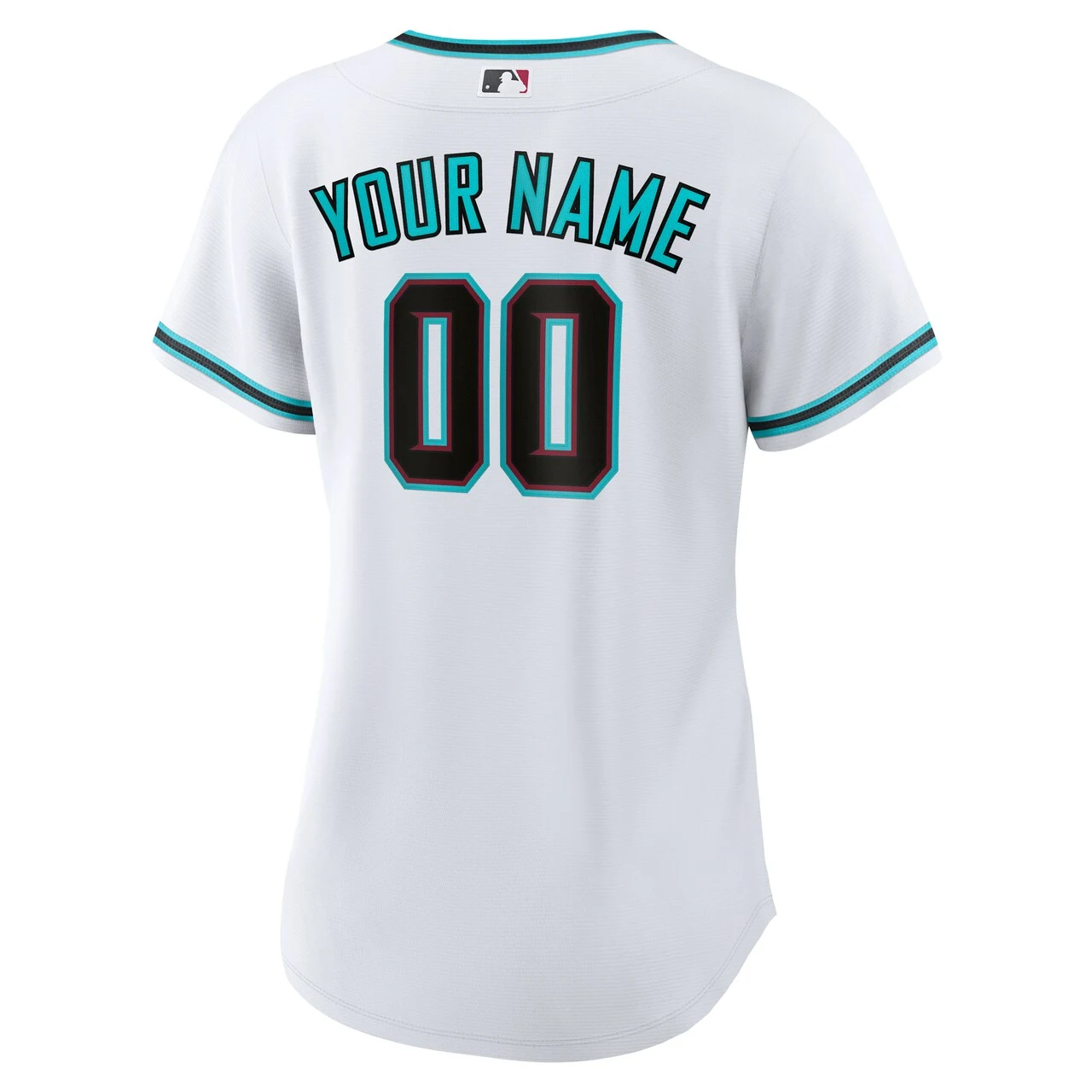Women's Arizona Diamondbacks Nike White Home Replica Custom Jersey 5 Women's Arizona Diamondbacks Nike White Home Replica Custom Jersey - Image 3