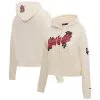 Women's St. Louis Cardinals Pro Standard Cream Roses Pullover Hoodie
