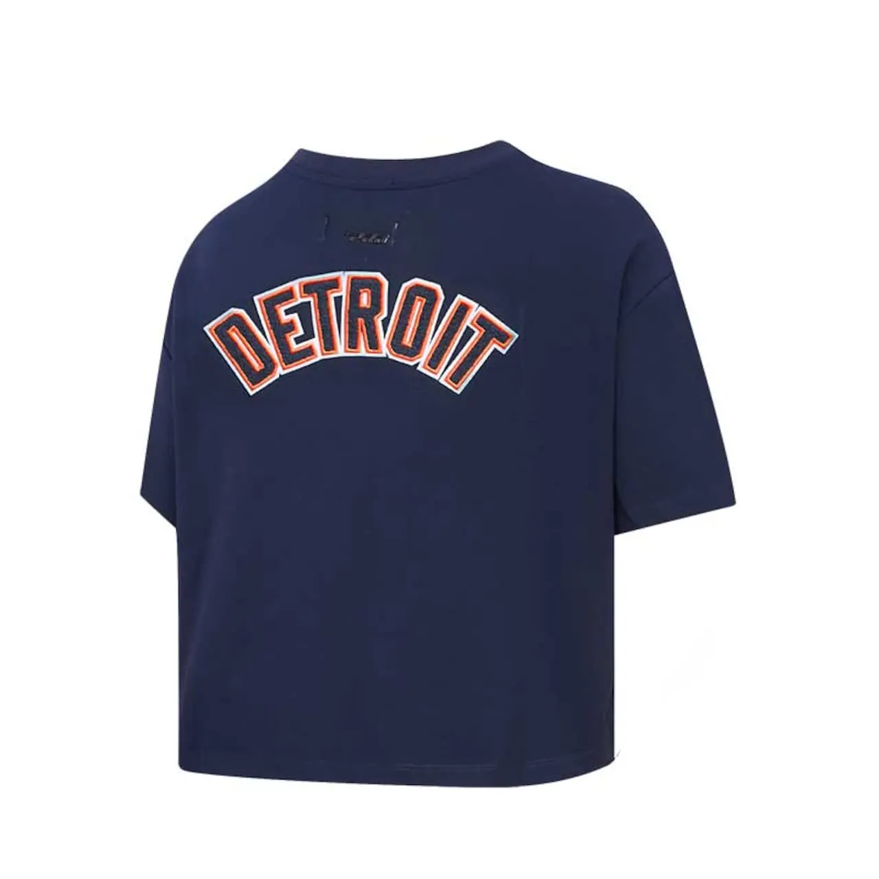 Women's Detroit Tigers Pro Standard Navy Classic Team Boxy Cropped T-Shirt 5 Women's Detroit Tigers Pro Standard Navy Classic Team Boxy Cropped T-Shirt - Image 3