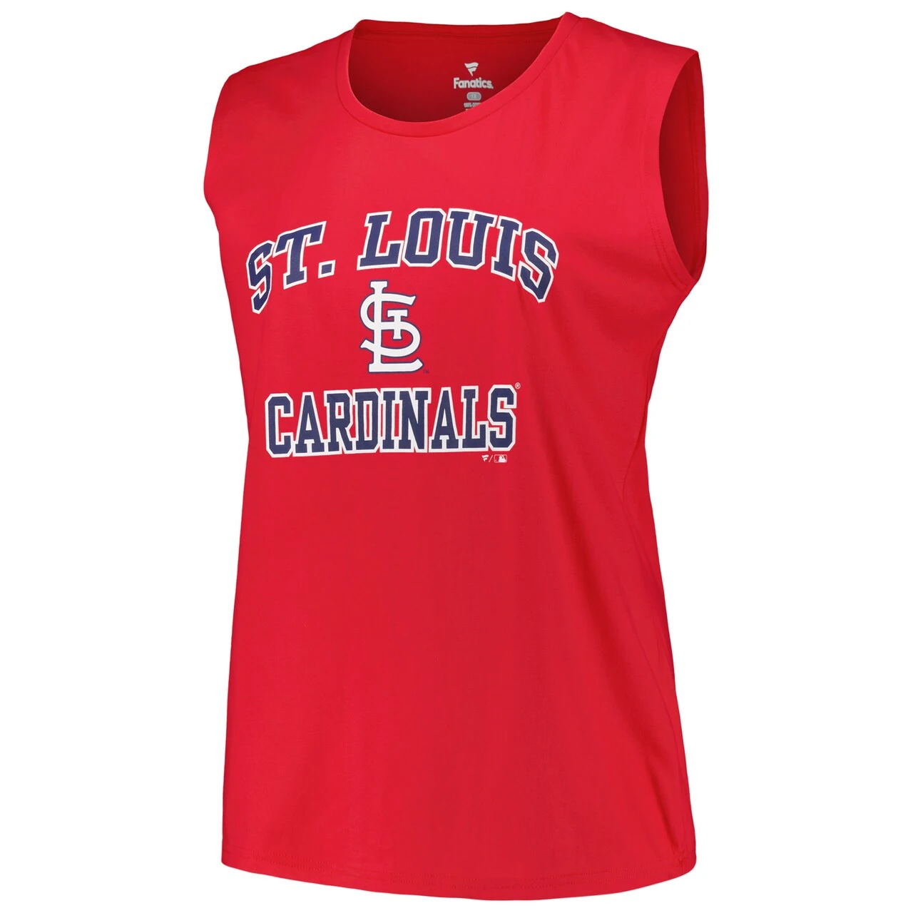 Women's St. Louis Cardinals Profile Red Plus Size Tank Top 4 Women's St. Louis Cardinals Profile Red Plus Size Tank Top - Image 2