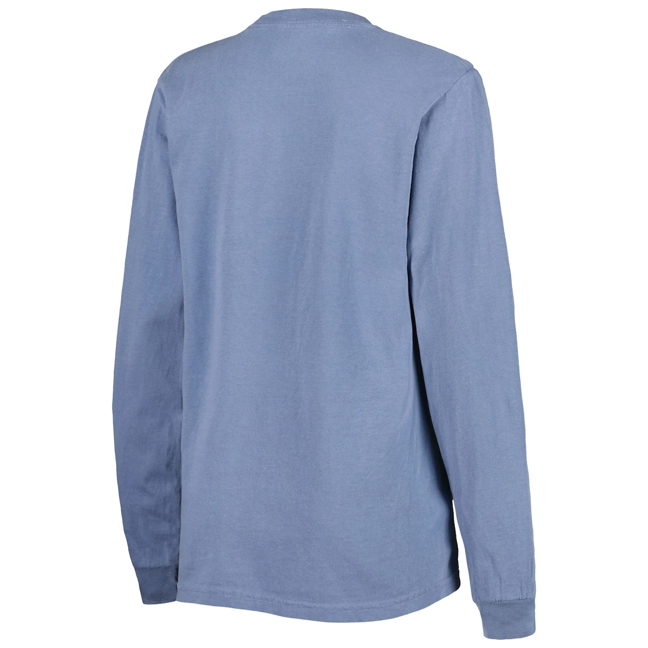 Women's Detroit Tigers Soft As A Grape Blue Team Pigment Dye Long Sleeve T-Shirt 5 Women's Detroit Tigers Soft As A Grape Blue Team Pigment Dye Long Sleeve T-Shirt - Image 3