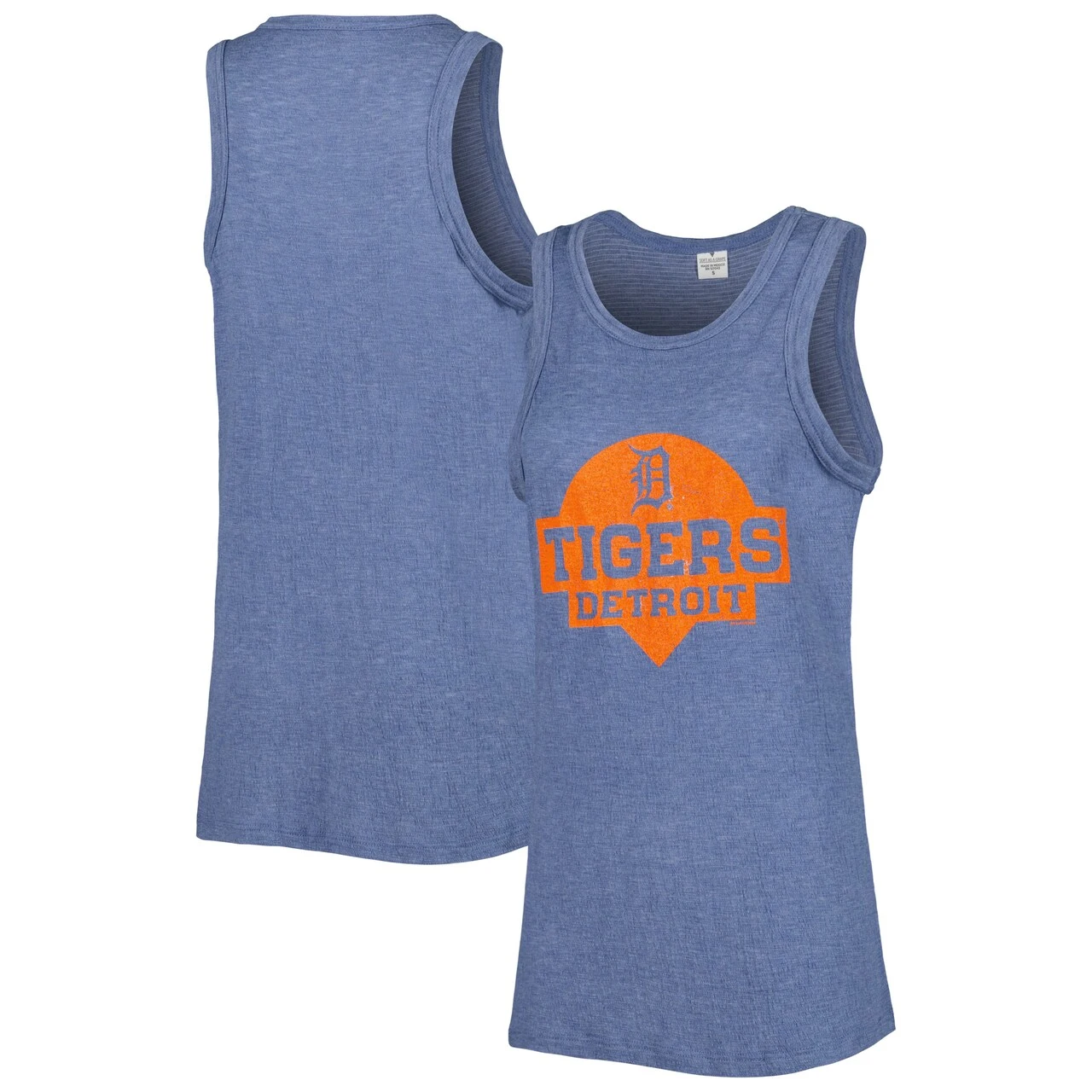 Women's Detroit Tigers Soft As A Grape Navy Tri-Blend Tank Top 3 Women's Detroit Tigers Soft As A Grape Navy Tri-Blend Tank Top