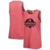 Women's Arizona Diamondbacks Soft As A Grape Red Tri-Blend Tank Top