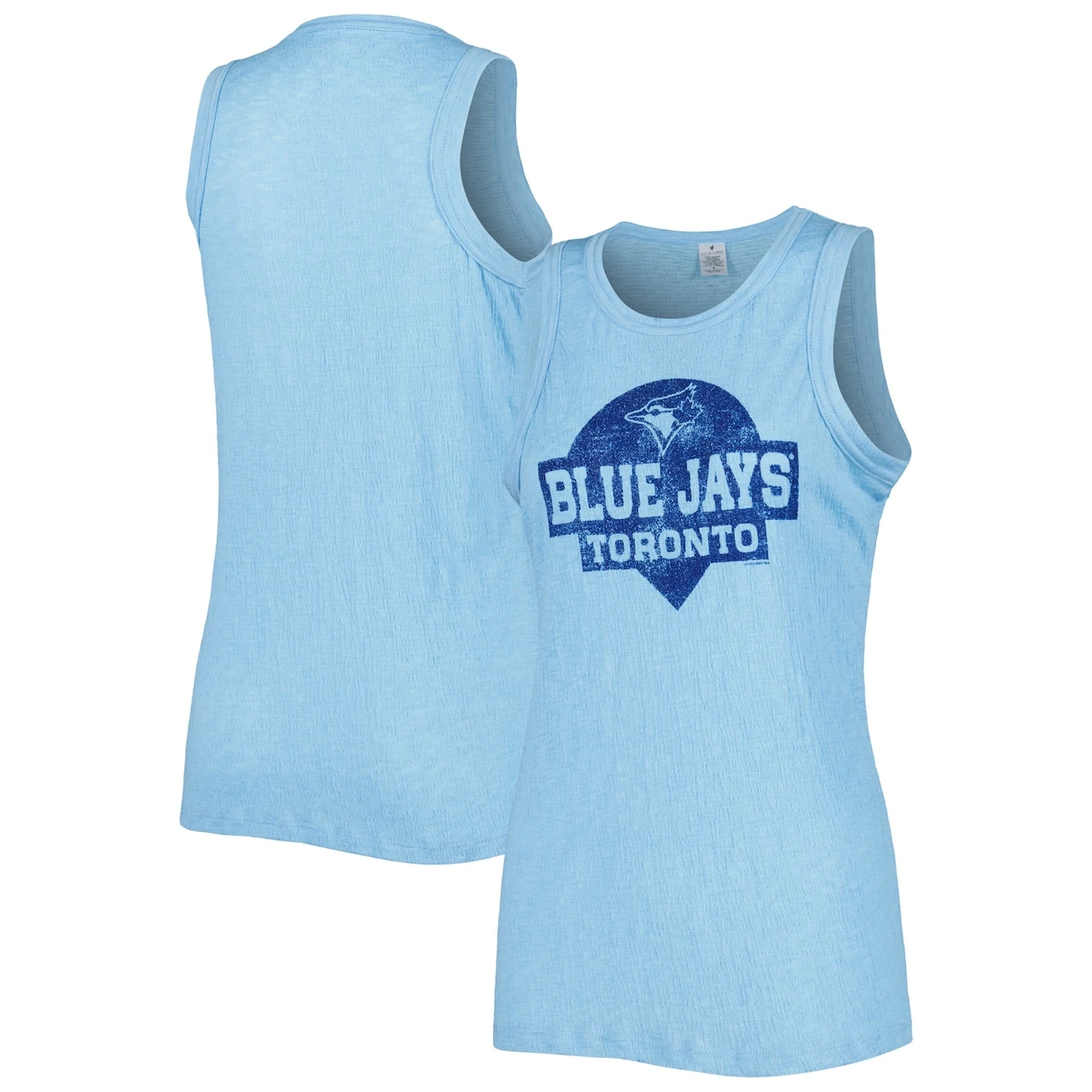 Women's Toronto Blue Jays Soft As A Grape Royal Tri-Blend Tank Top 3 Women's Toronto Blue Jays Soft As A Grape Royal Tri-Blend Tank Top