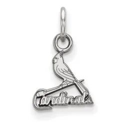 LogoArt Women's St. Louis Cardinals Sterling Silver Extra-Small Pendant