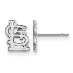 LogoArt Women's St. Louis Cardinals Sterling Silver XS Post Earrings