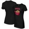 Women's Arizona Diamondbacks Tiny Turnip Black Nacho Helmet T-Shirt
