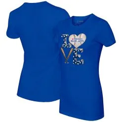 Women's Toronto Blue Jays Tiny Turnip Royal Baseball Love T-Shirt