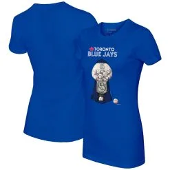 Women's Toronto Blue Jays Tiny Turnip Royal Gumball Machine T-Shirt