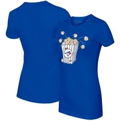 Women's Toronto Blue Jays Tiny Turnip Royal Popcorn T-Shirt