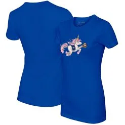 Women's Toronto Blue Jays Tiny Turnip Royal Unicorn T-Shirt