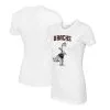 Women's Arizona Diamondbacks Tiny Turnip White Bronto T-Shirt