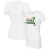 Women's Cleveland Guardians Tiny Turnip White Lucky Charm T-Shirt