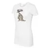 Women's Detroit Tigers Tiny Turnip White Stega T-Shirt