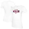 Women's St. Louis Cardinals Tiny Turnip White Base Stripe T-Shirt
