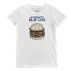Women's Toronto Blue Jays Tiny Turnip White Burger T-Shirt