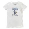 Women's Toronto Blue Jays Tiny Turnip White Caleb The Catcher T-Shirt