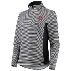 Women's Cleveland Guardians Tommy Bahama Black Aubrey Stripe Block IslandZone Half-Zip Jacket -St. Louis Cardinals Sales 2023 womens tommy bahama black cleveland guardians aubrey stripe block islandzone half zip jacket pi4851000 altimages ff 4851262 735e79986a61bc789bfcalt2 full