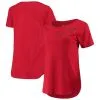 Women's St. Louis Cardinals Touch Red Starting Lineup Tri-Blend Scoop Neck T-Shirt