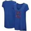 Women's Toronto Blue Jays Under Armour Heathered Royal Pride Streak V-Neck Tri-Blend Performance T-Shirt