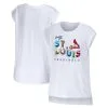 Women's St. Louis Cardinals WEAR By Erin Andrews White Greetings From T-Shirt