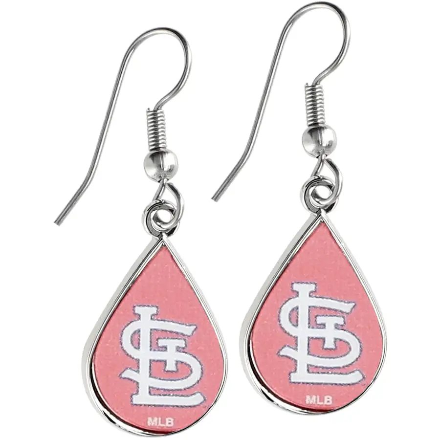 Women's St. Louis Cardinals WinCraft Teardrop Dangle Earrings 3 Women's St. Louis Cardinals WinCraft Teardrop Dangle Earrings